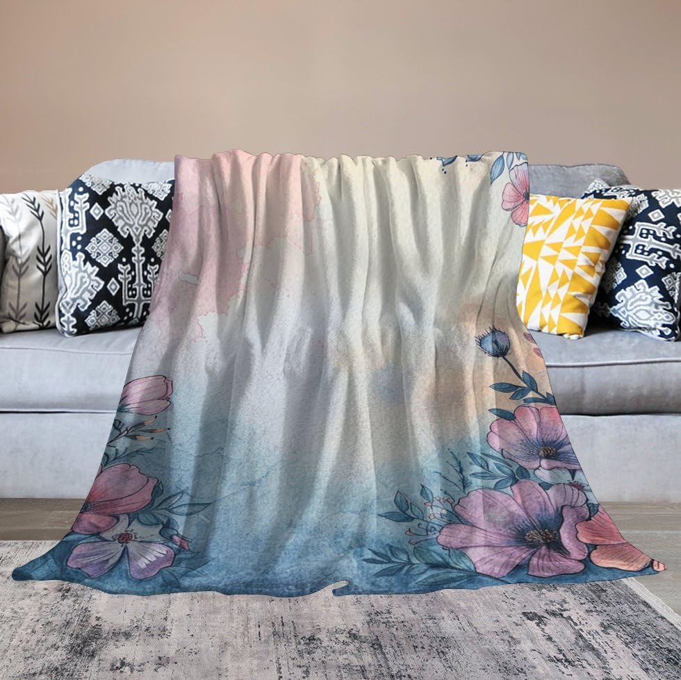 Couverture micro polaire douce plaid flanelle léger lit et canapé cosy