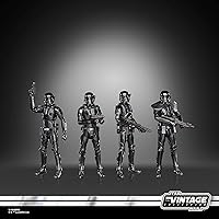 Vista 9 de Star Wars, The Vintage Collection Imperial Death Trooper Action 4 Figure Set F5553 by Hasbro Black