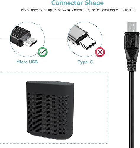 Miniatura 2 de SLLEA (6 pies) USB PC cargador de alimentación+cable de sincronización de datos para Motorola Clutch + Plus i465 i475w