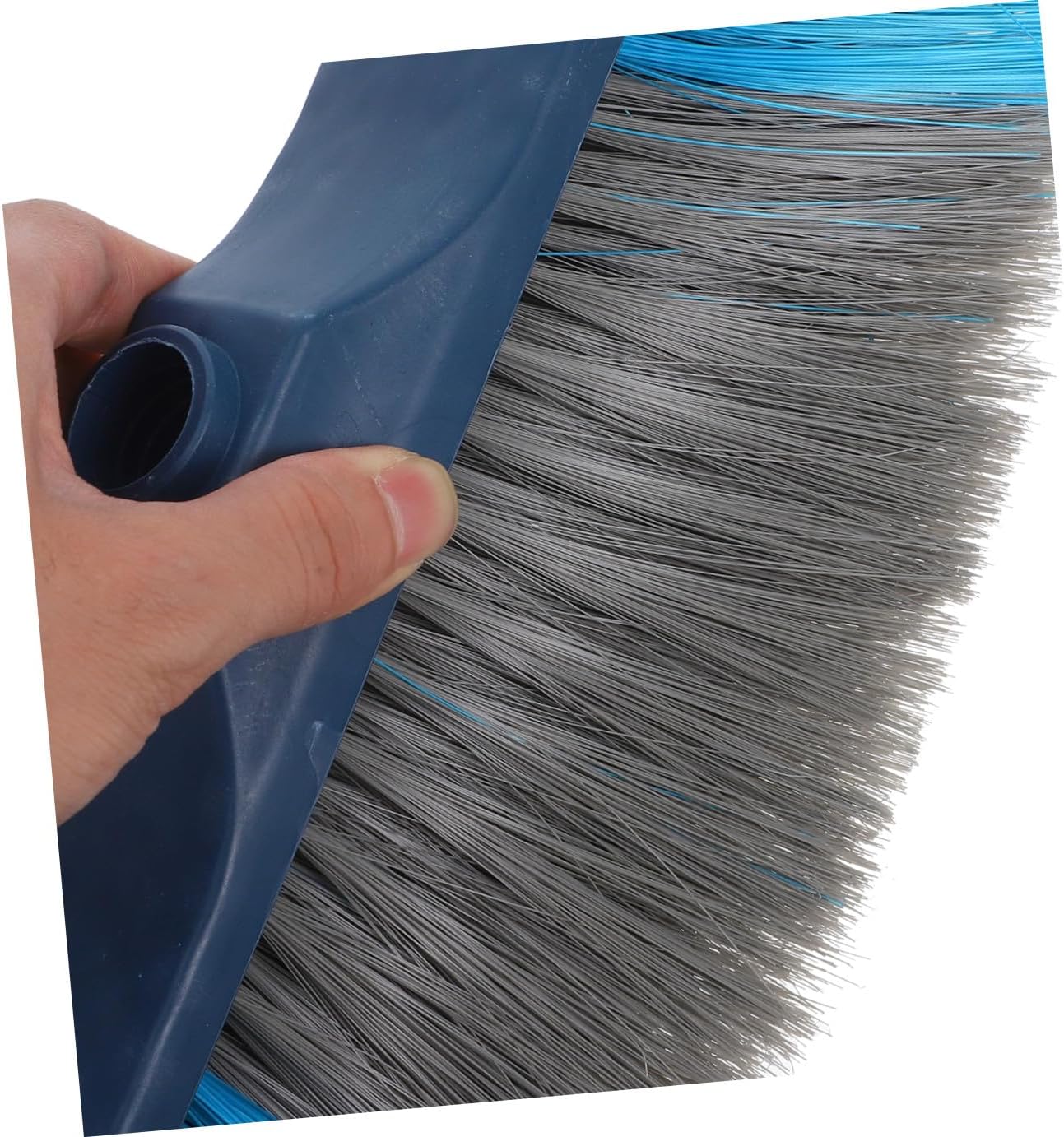 Beavorty Plastic Broom Head Replacement for Household Cleaning Durable Hard Bristle Broom Head for Indoor and Outdoor Use Versatile Broom Replacement Accessories