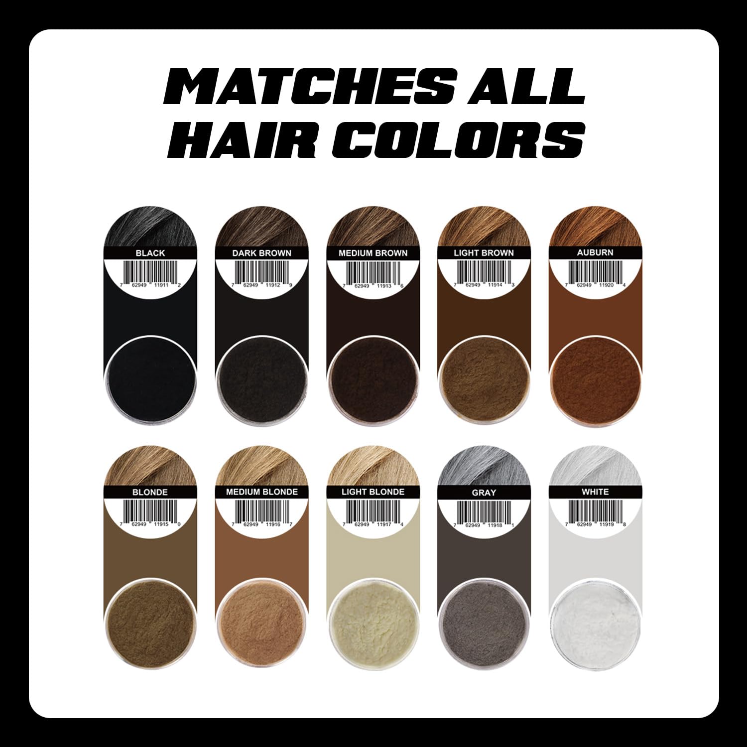 PrimeLook Hair Building Fibers, Luxurious Building Fibers for Thinning Hair, Superior Formula for Men & Women, Instant Volume, Matches Colors (27.5g, Medium Brown) - Image 7