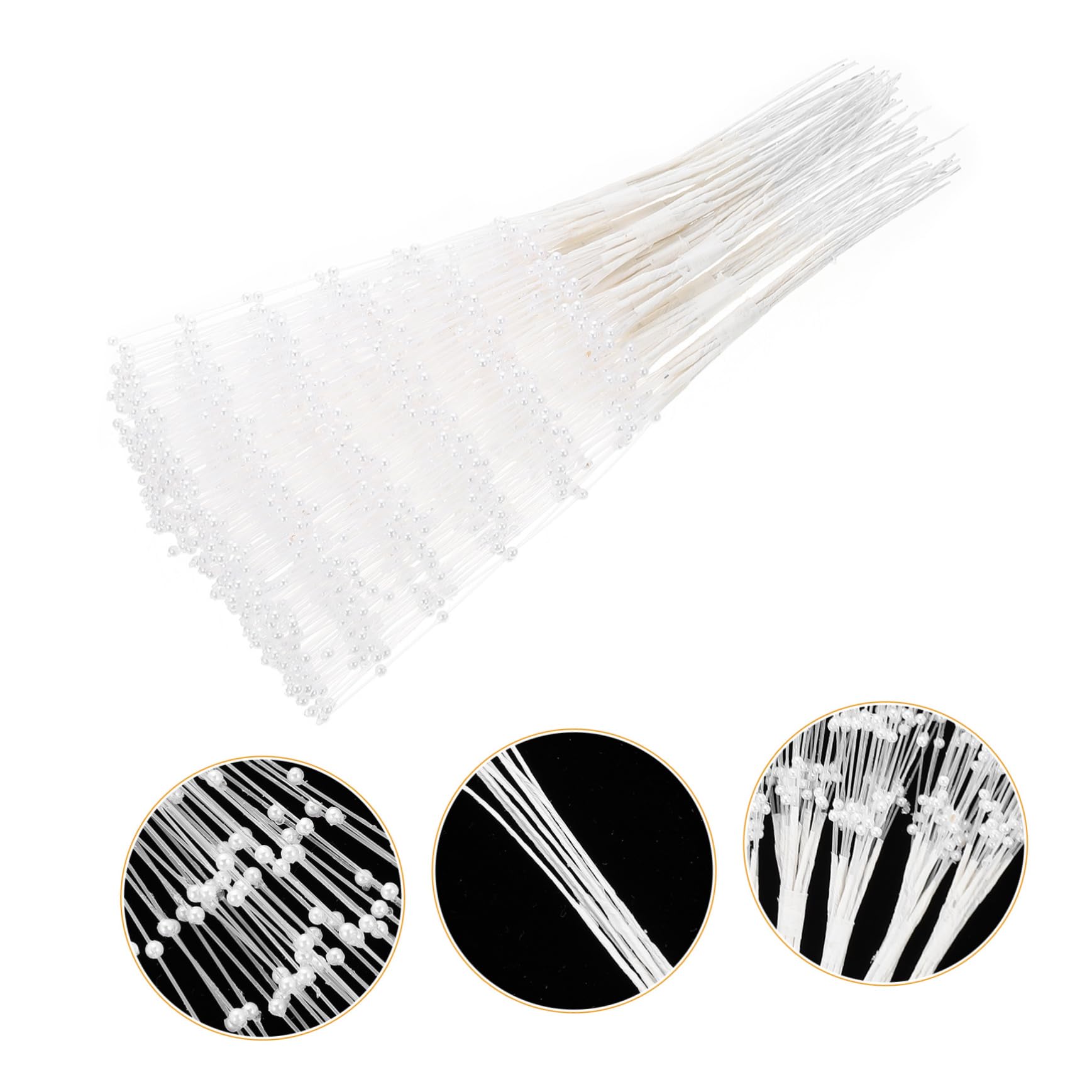 Lurrose 400stücke Kreative Perlenstängel Für Hochzeitssträuße Brautstrauß Zubehör Hochzeitsdekoration Elegante Bastelmaterialien Für Hochzeiten Feiern Und