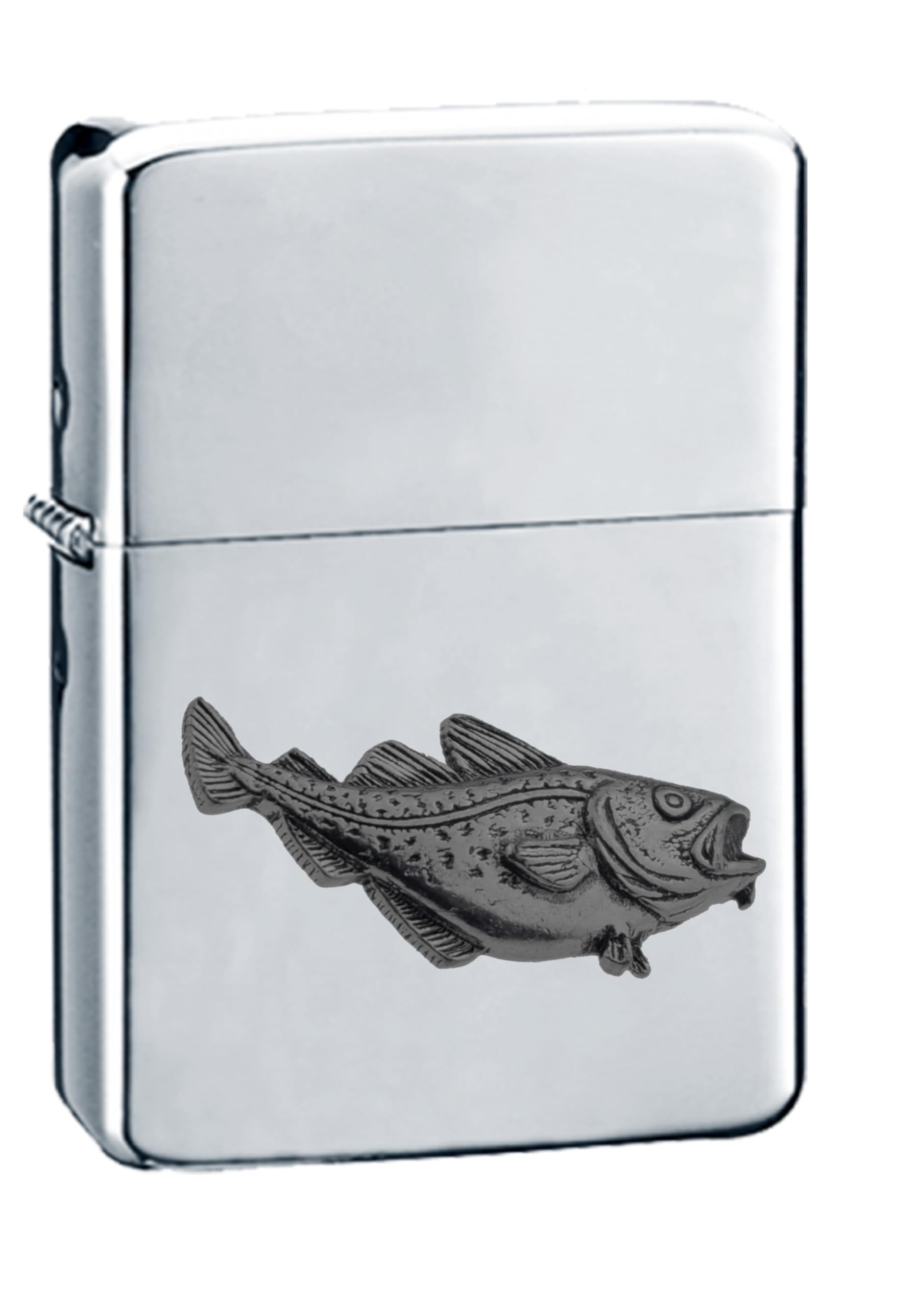 Briquet poisson morue F5 résistant au vent fini de rater l'allumage