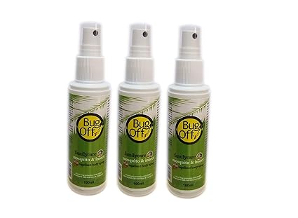 Bug Off Mosquito and Insect Repellent Body Spray (100 ml) - Set of 3