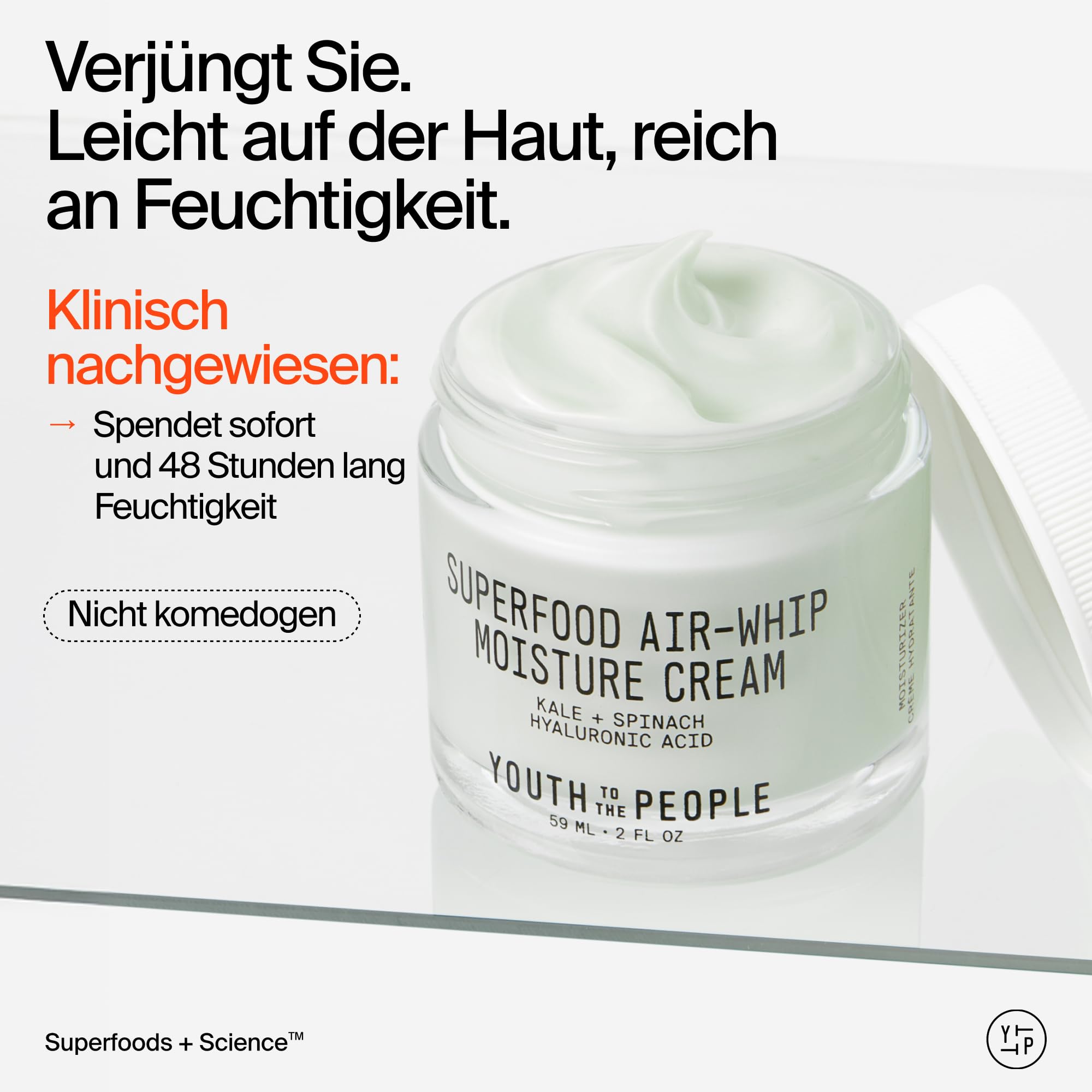 Youth To The People Air-Whip Creme, leichtes Feuchtigkeitsgel, 59ml