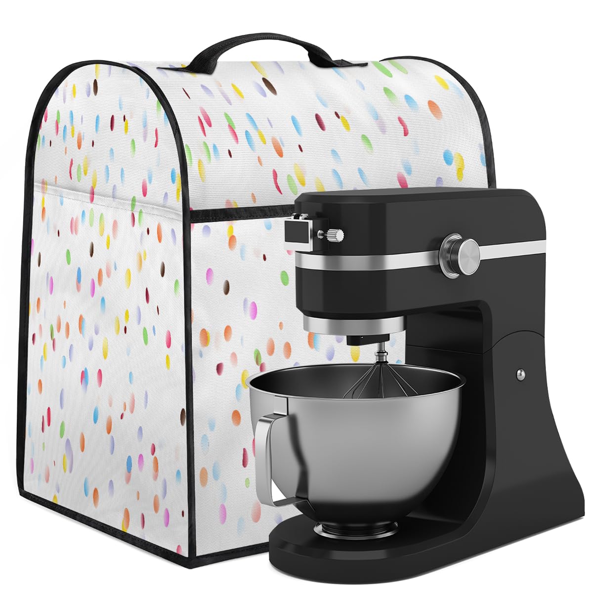 Mixer Cover Coffee Maker Cover Gradient Colored Spots Stand Mixer Cover With Pockets Kitchen Aid Mixers Accessories