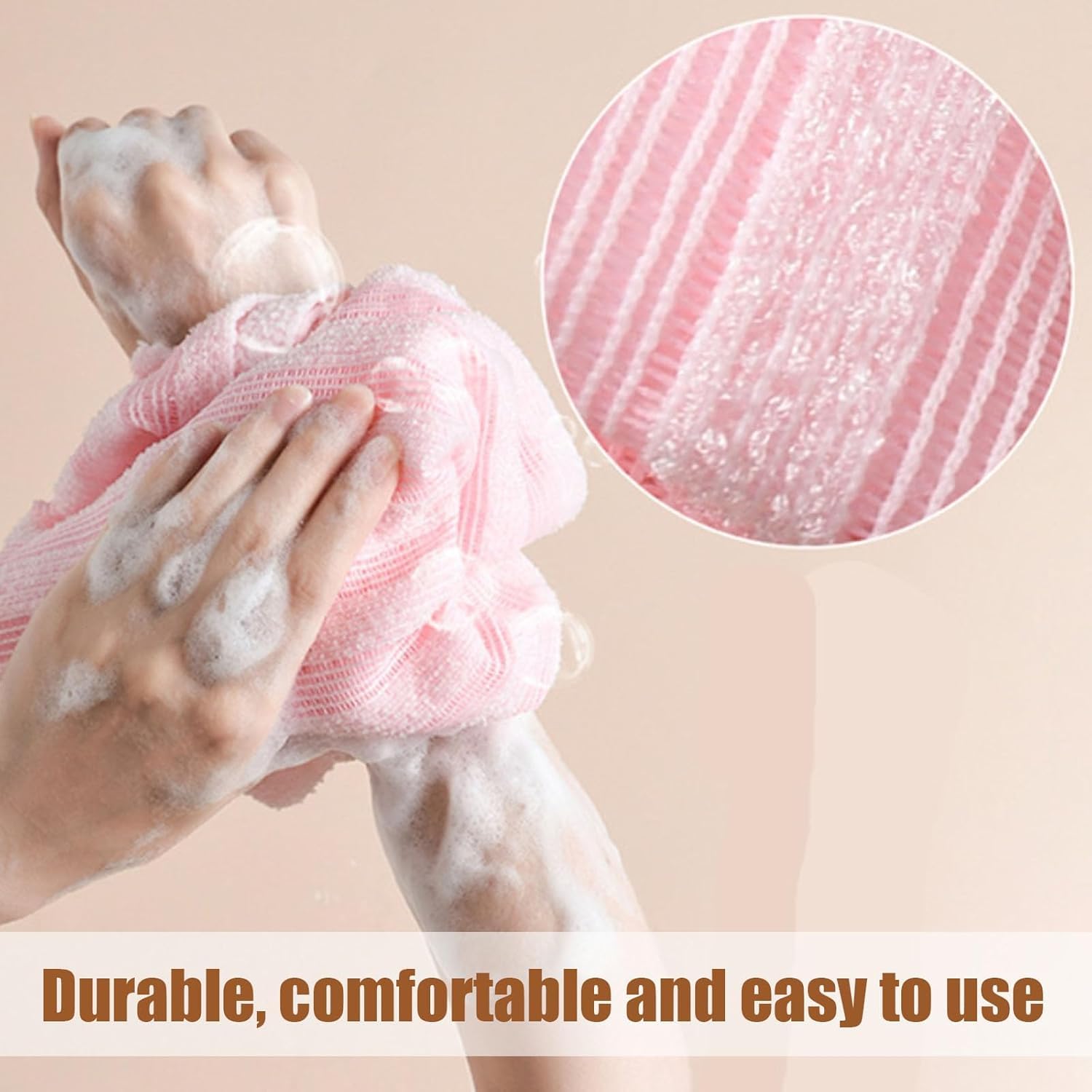 SkinRevive | Exfoliërende douchehanddoek voor een diepe en hygiënische
