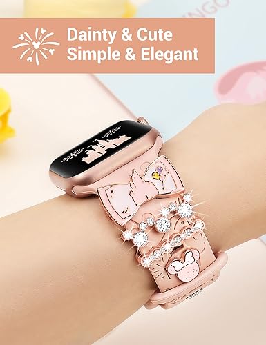 Miniatura 4 de Dijes de correa de reloj compatibles con Apple Watch Band (correa incluida) de 1.614 in, 1.575 in, 1.496 in, 1.929 in, 1.772 in, 1.732 in, 1.654 in,