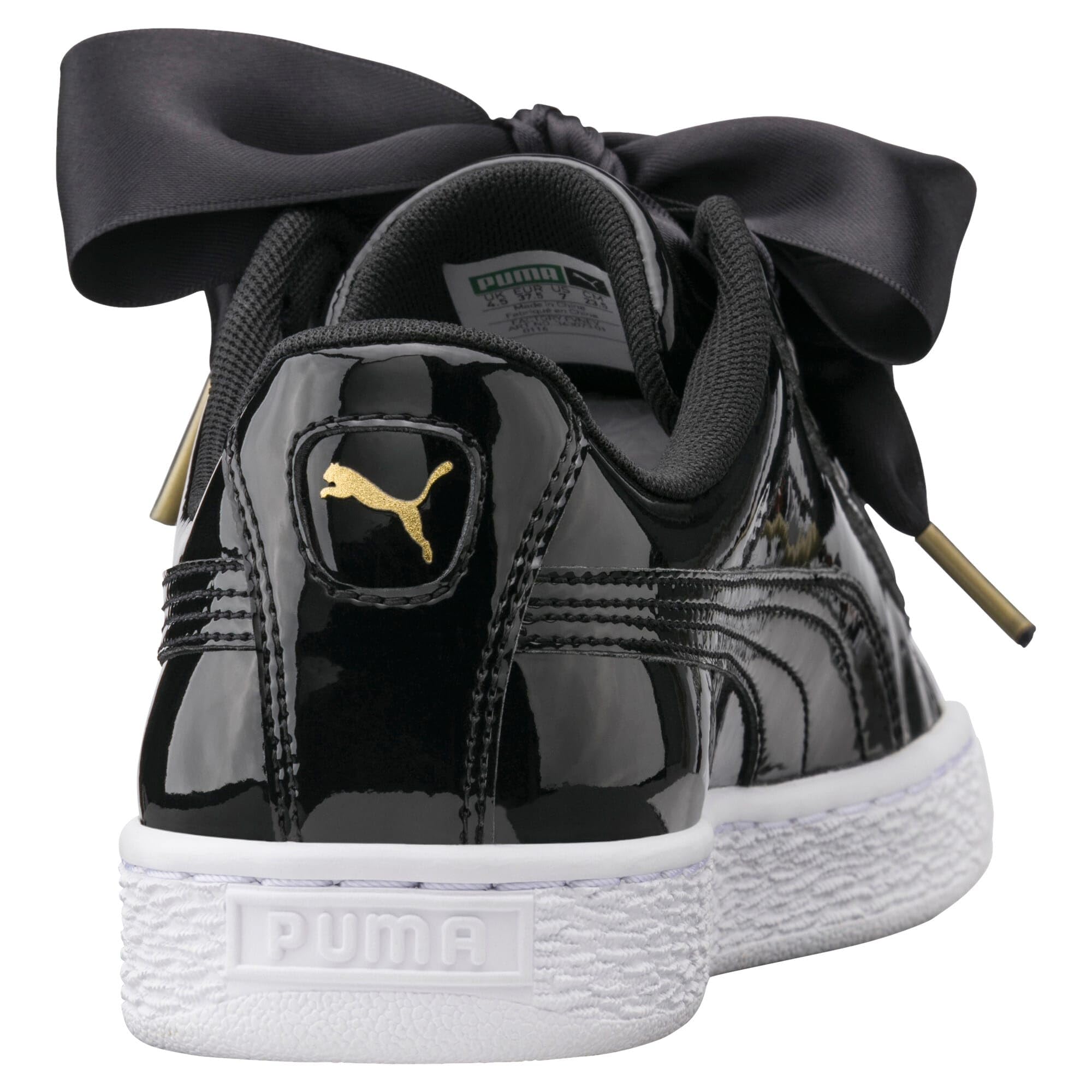 Puma - Basket Patent Iced Glitter Jr, Scarpe da Ginnastica Basse Bambine e Ragazze