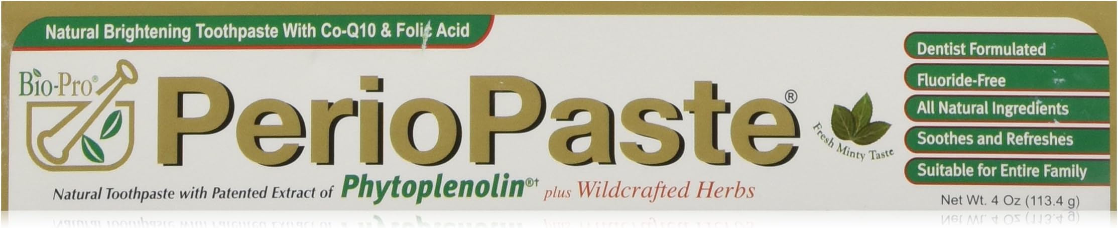 PerioPaste Organic Toothpaste 4oz Tube