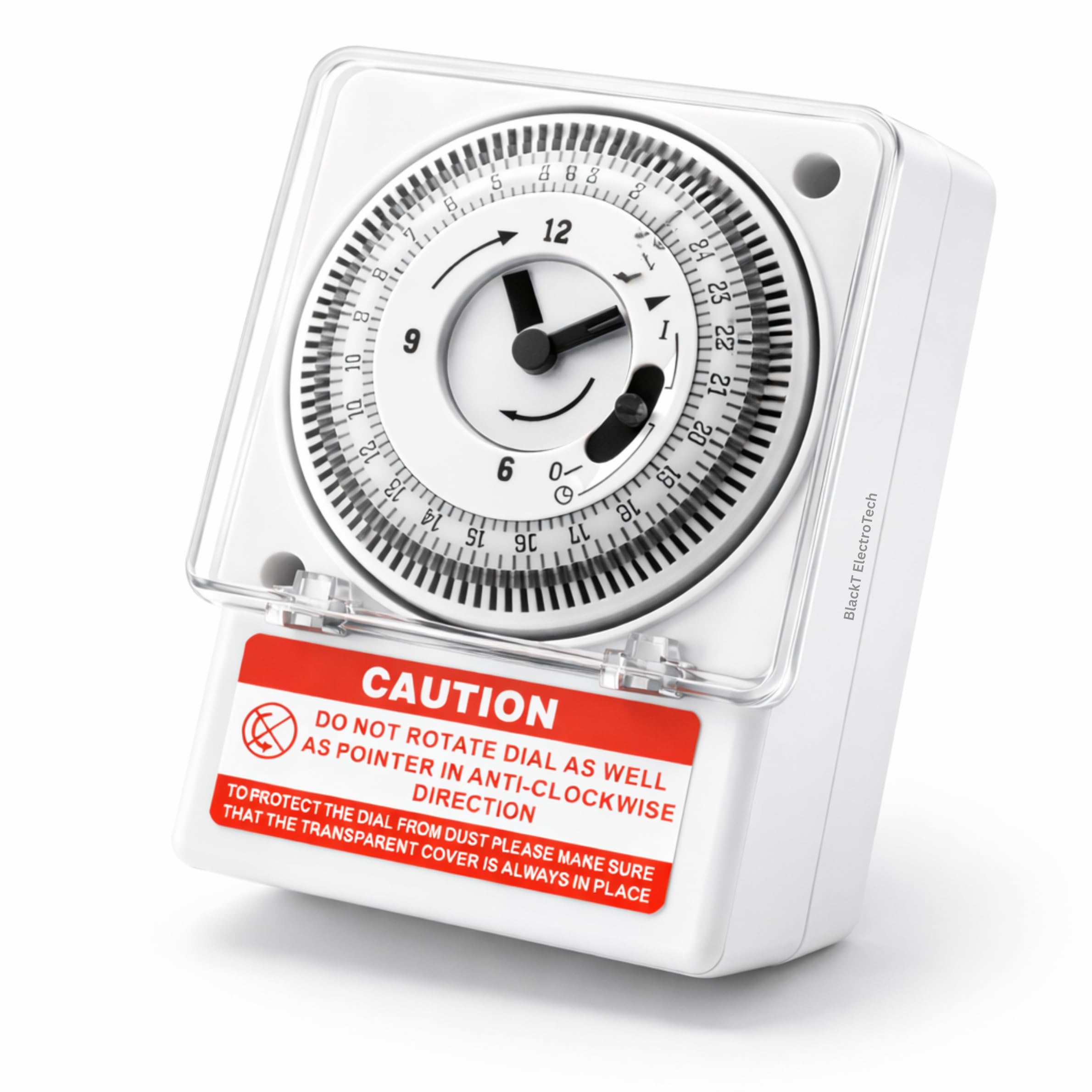 Blackt Electrotech BT41AG 230 Volt DIN Rail Mounted Analog Timer Switch Dial Type-image-0