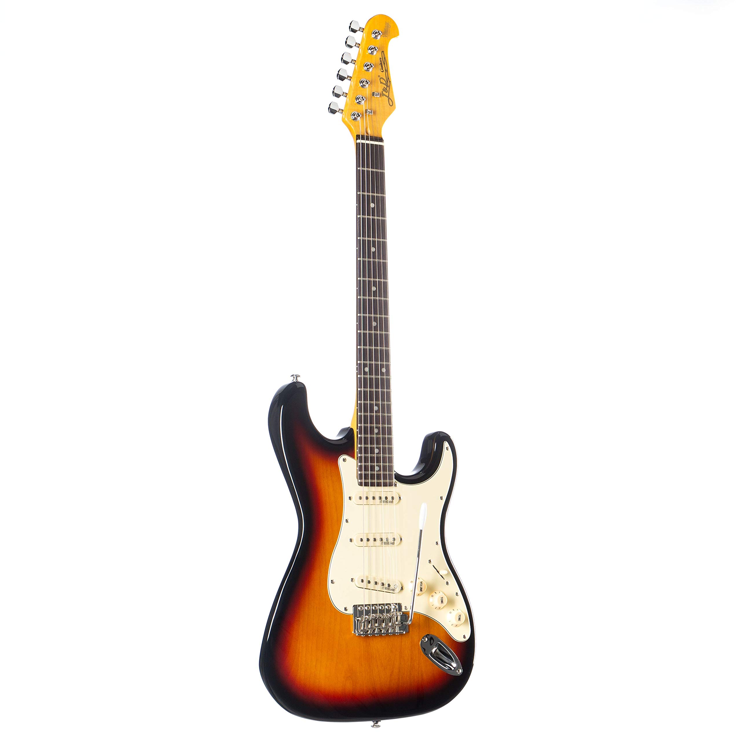 SubZero New Orleans Gitaar, Sunburst Tube 10 Buizenversterker En Koffer Pakket