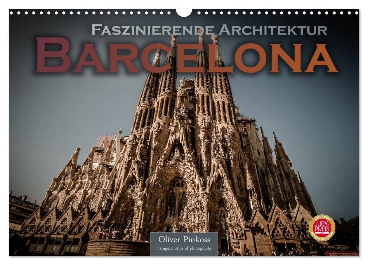 Barcelona - Fascinating architecture UK-Version (Wall Calendar 2026 DIN A3 Landscape), CALVENDO 12 Month Wall Calendar โ image 1