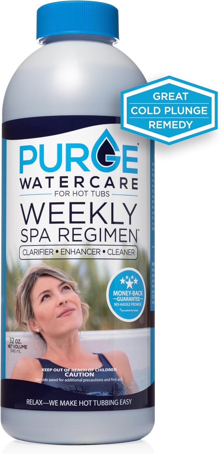 Amazon.com : Purge Watercare 3in1 Weekly Hot Tub Cleaner & Cold Plunge ...