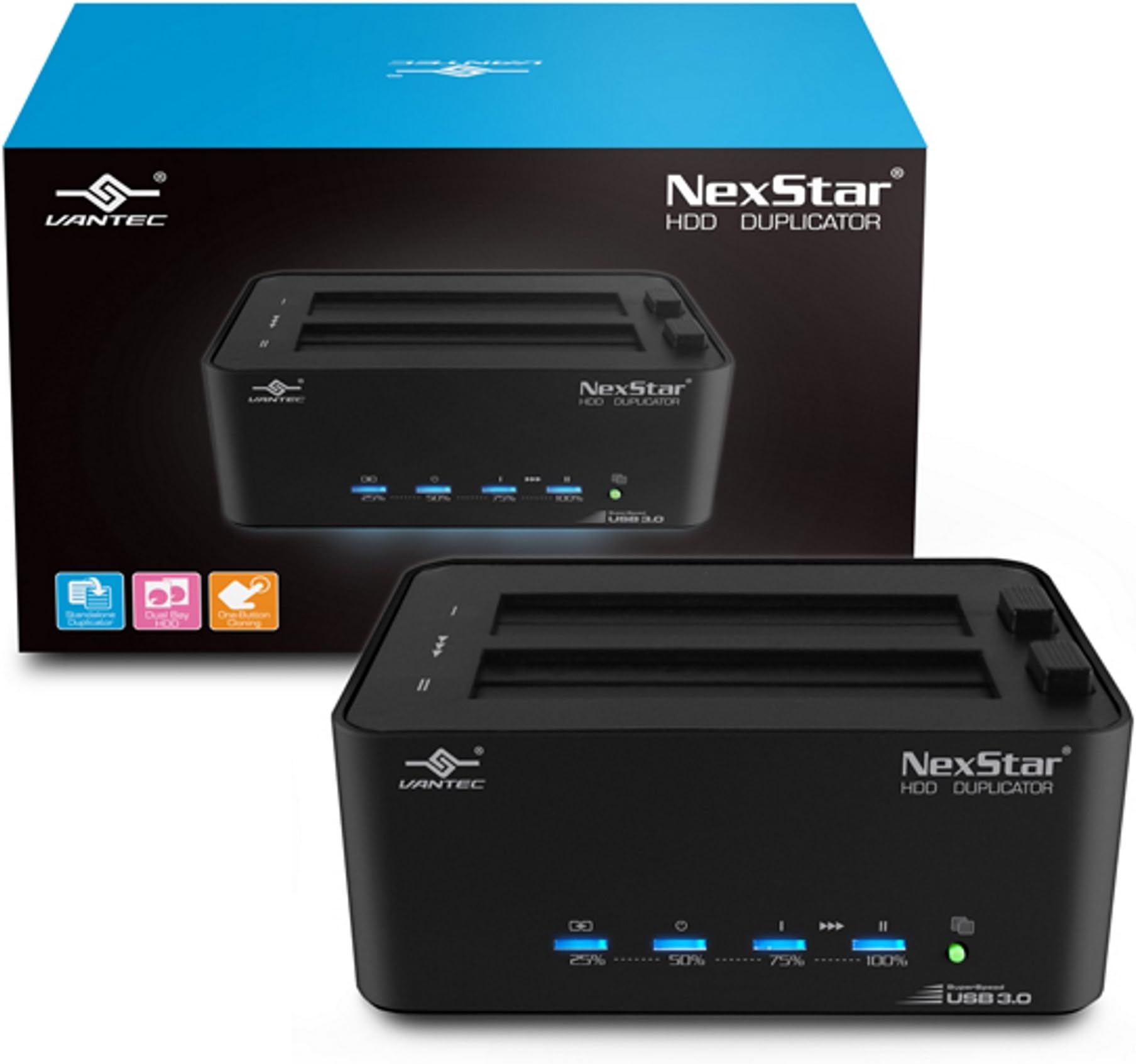 Vantec NexStar Hard Drive Duplicator - USB 3.0 (NST-DP100S3)