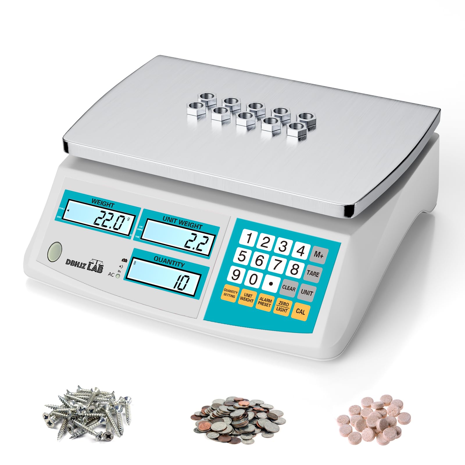 Counting Scale 30kg - Precise Parts & Coin Weighing -1