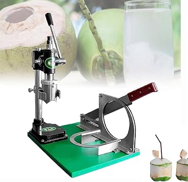 Automatic Young Coconut Peeling Machine,Vertical Coconut Opening Machine,Green Coconut Peeler, With 3 Handles, Super Labor-Saving Handle/Open Fresh Coconuts In 5 Seconds, For Green Coconut