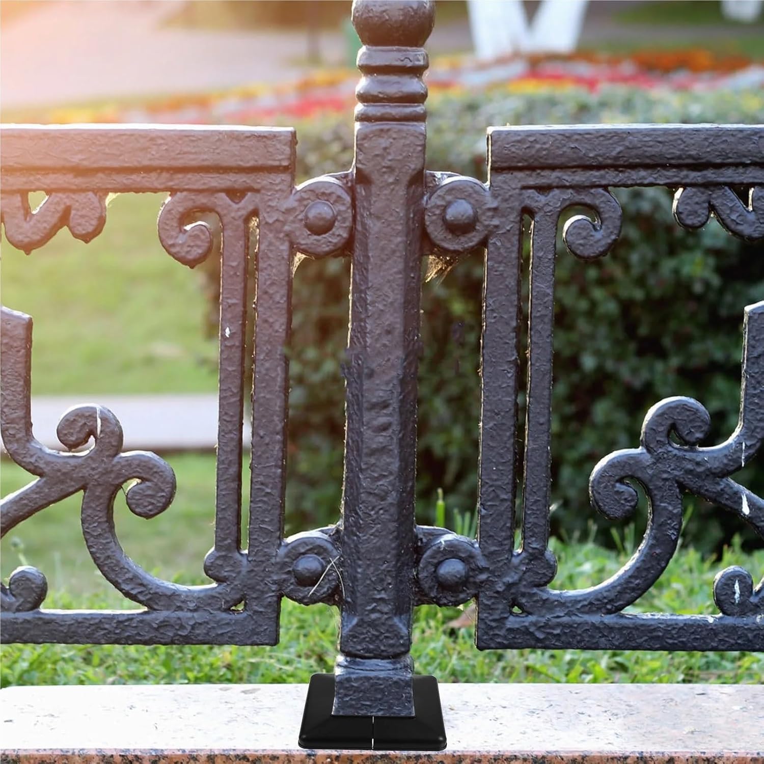 Deck Post Base Cover 10Pcs Split Style Post Skirt Plastic Column Cover Decorative Post Base Fence Sleeve Wraps for Hand and Stair Rails for Railings, Stairs, Patios