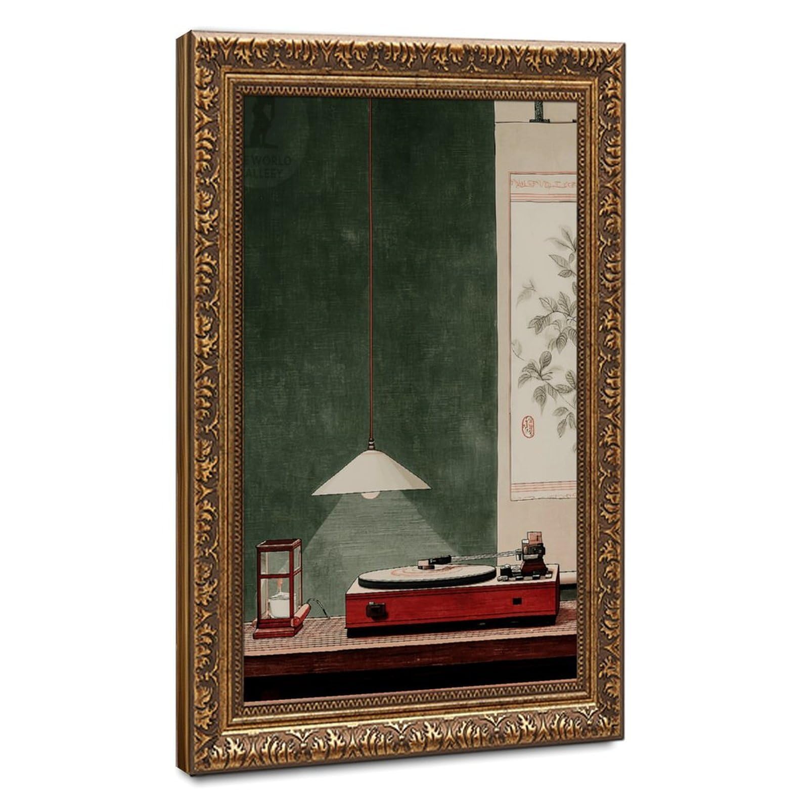 AYINUER Botanical Leaf Pattern Print Art Poster Canvas Poster for Dorm Room Decor Gift