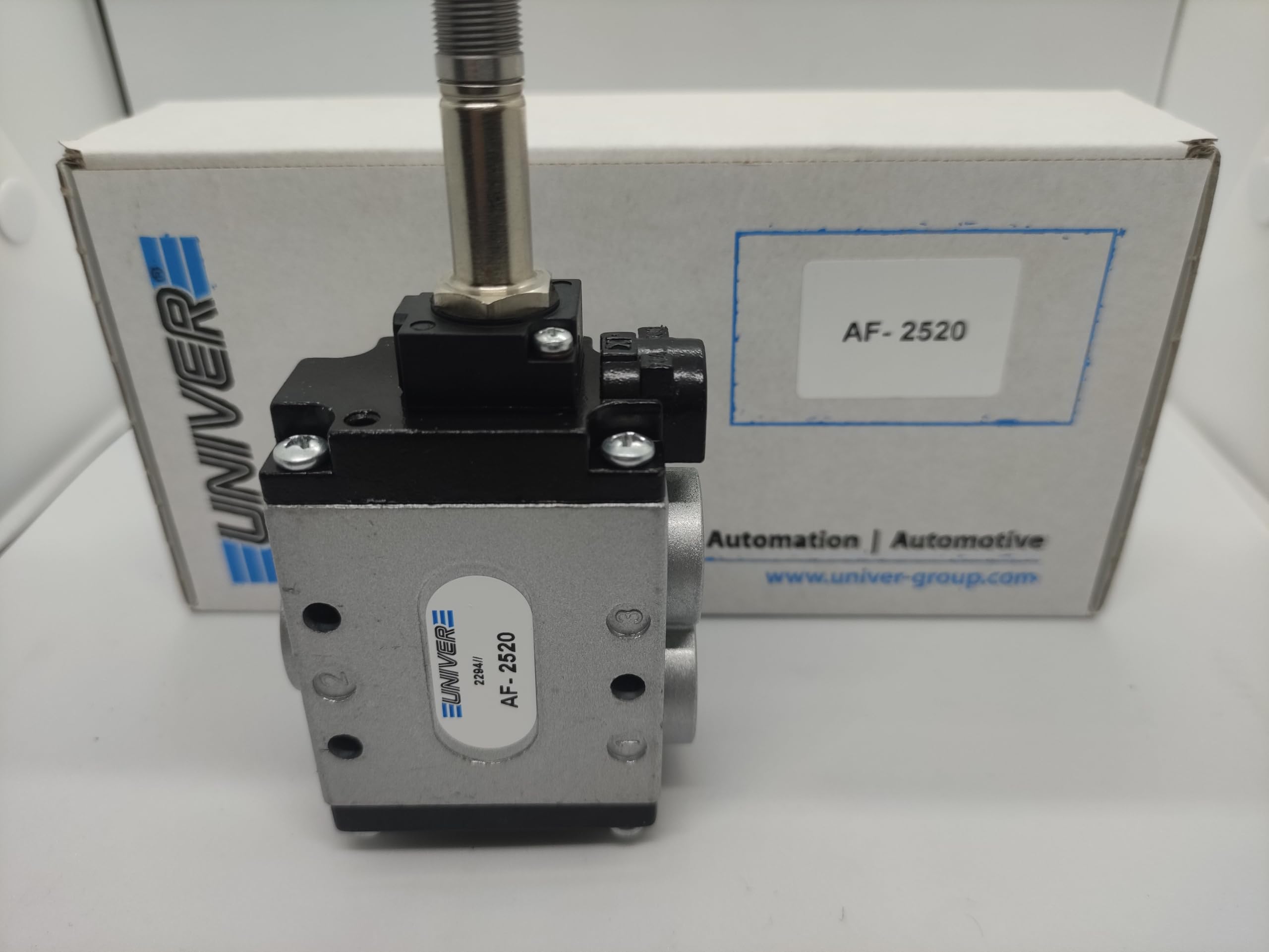 AF-2520 UNIVER ELETTROVALVOLA PNEUMATICA AD OTTURATORE 3/2 G 3/8"