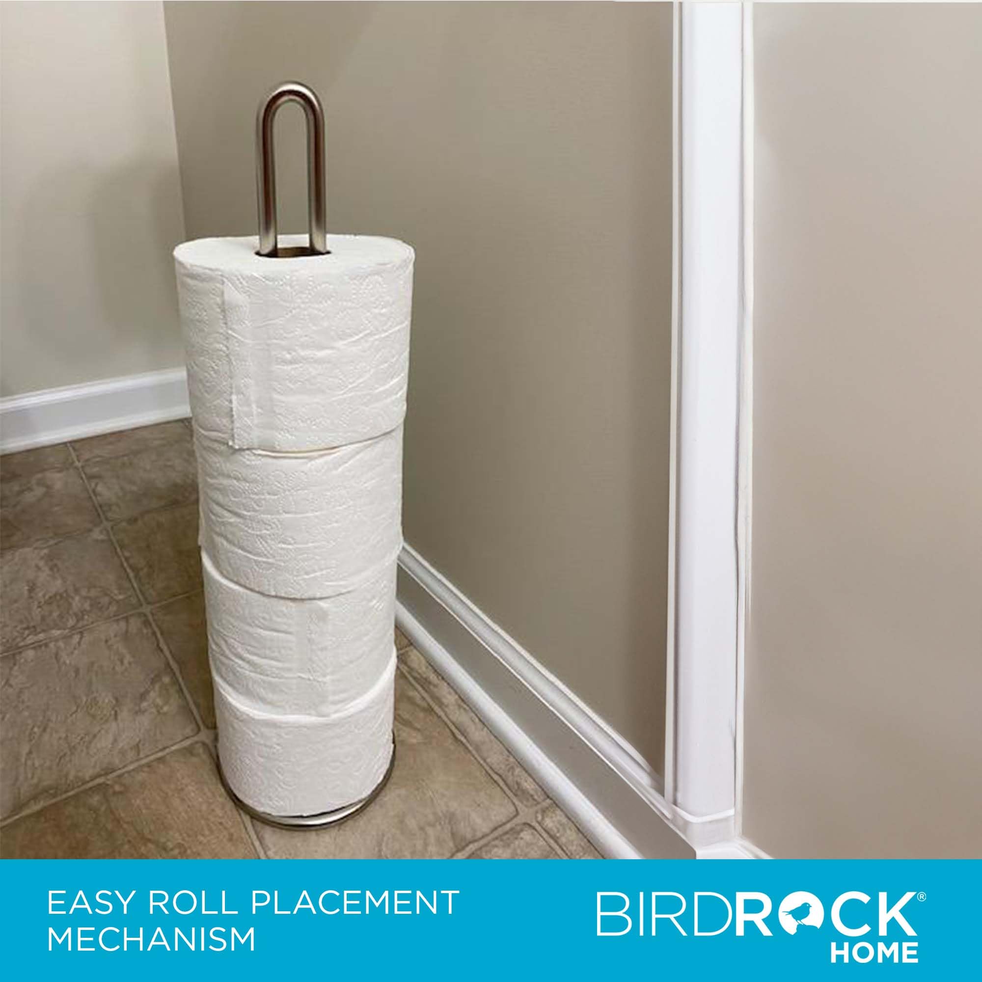 Internet del mejor acero soporte para rollo de papel, large