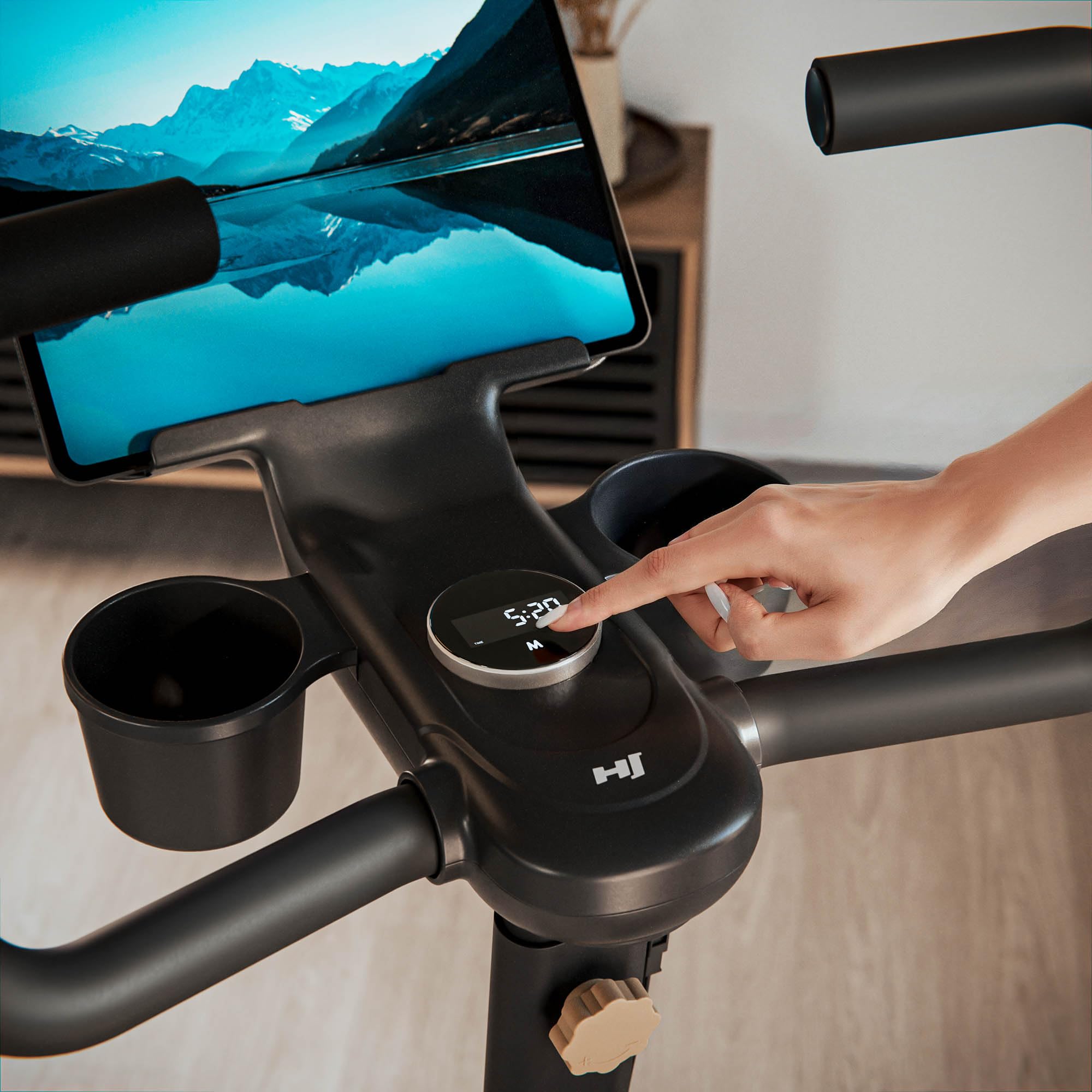 HOP Sport® Stair Stepper HS-100B Cardio Vertical Climber Maschine, Stepper für Ganzkörper-Workout, verstellbare Lenker, Stair Stepper, Treppensteiger, Klattermaschine bis 120 kg