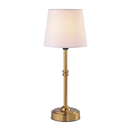 [ Set of 1 - Large ] Cordless Table Lamp (White/Gold)