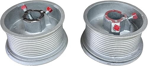 Miniatura 14 de Reemplazo de tambores de cable de puerta de garaje para puerta de garaje de hasta 8 pies de alto, elevación estándar, par (izquierda y derecha)