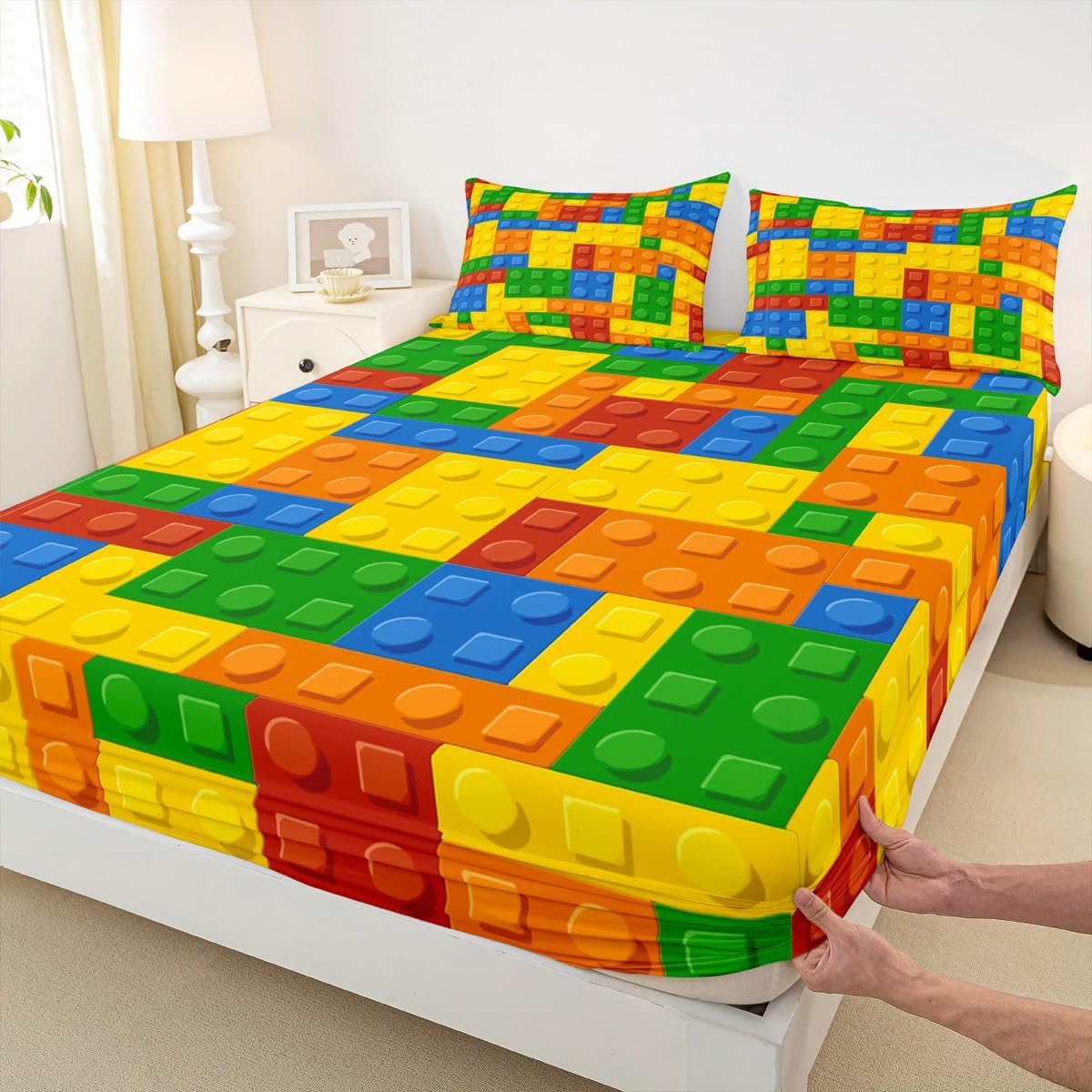 Amazon.co.jp: キッズゲーム ベッドシーツセット 子供の寝室用 カラー