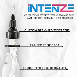Intenze Snow White Mixing Tattoo Ink 1/2 oz with Excellent Long-Lasting Opacity, Made in USA, Exceptional Skin Coverage, Sterilized and Direct from The Manufacturer