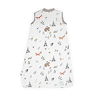 Vista 3 de Little Unicorn Saco de dormir acolchado de muselina de algodón 100% algodón súper suave y ligero Bebé Talla S: 0-6 meses Lavable a máquina