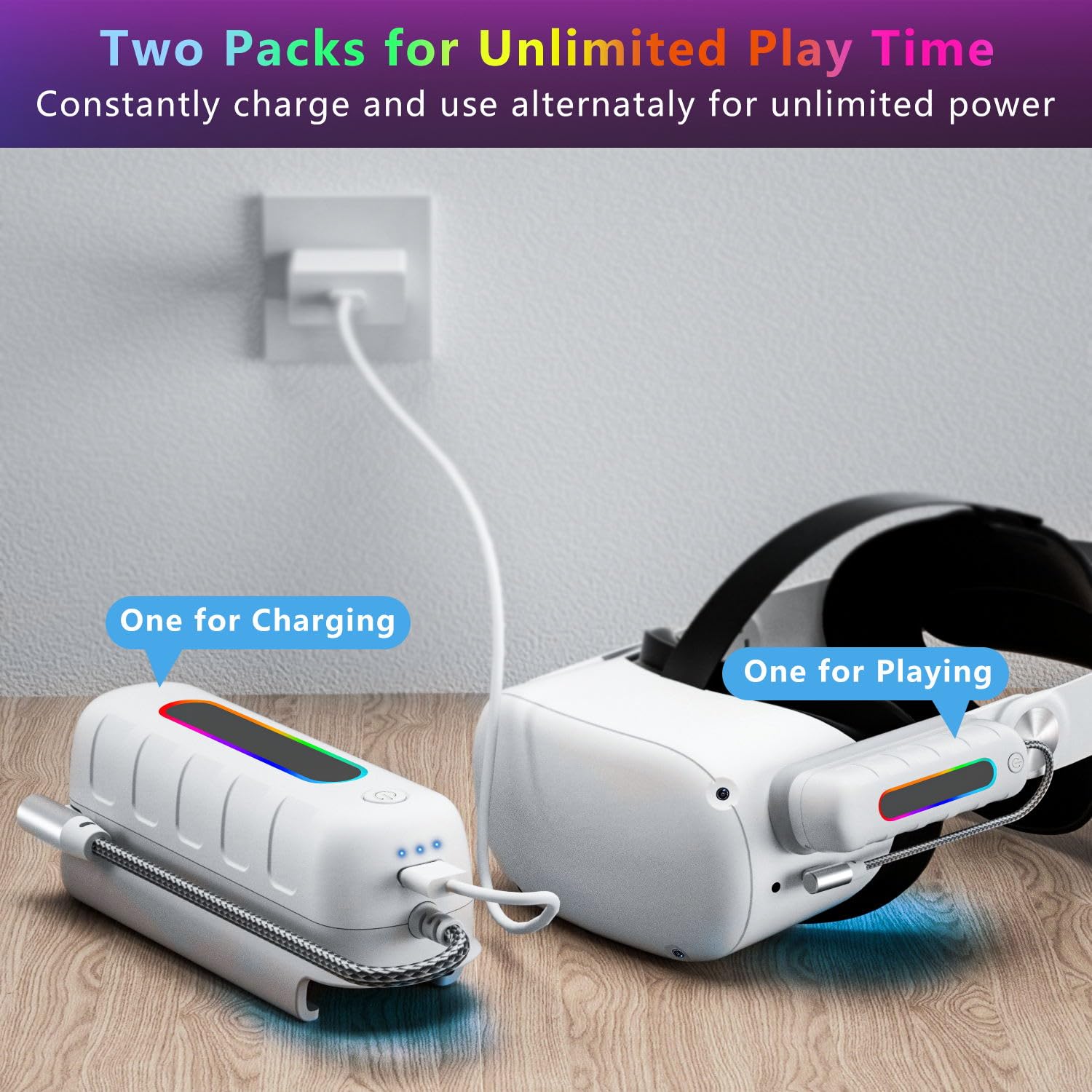 Amazon.co.jp: Saqico バッテリーパック Oculus Quest 2用