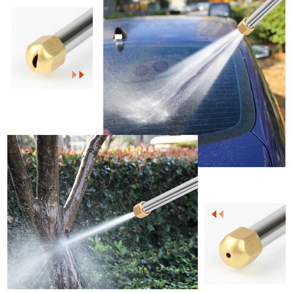 Gelia High Pressure Hose Nozzle Wand Extendable Garden Hose End - Image 4