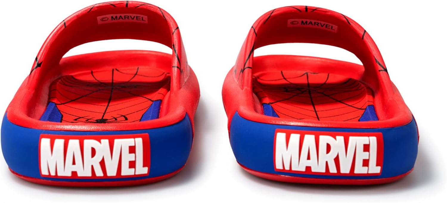 Ground Up Spider-Man Webbed Mask Men's Slide Sandals - Image 4