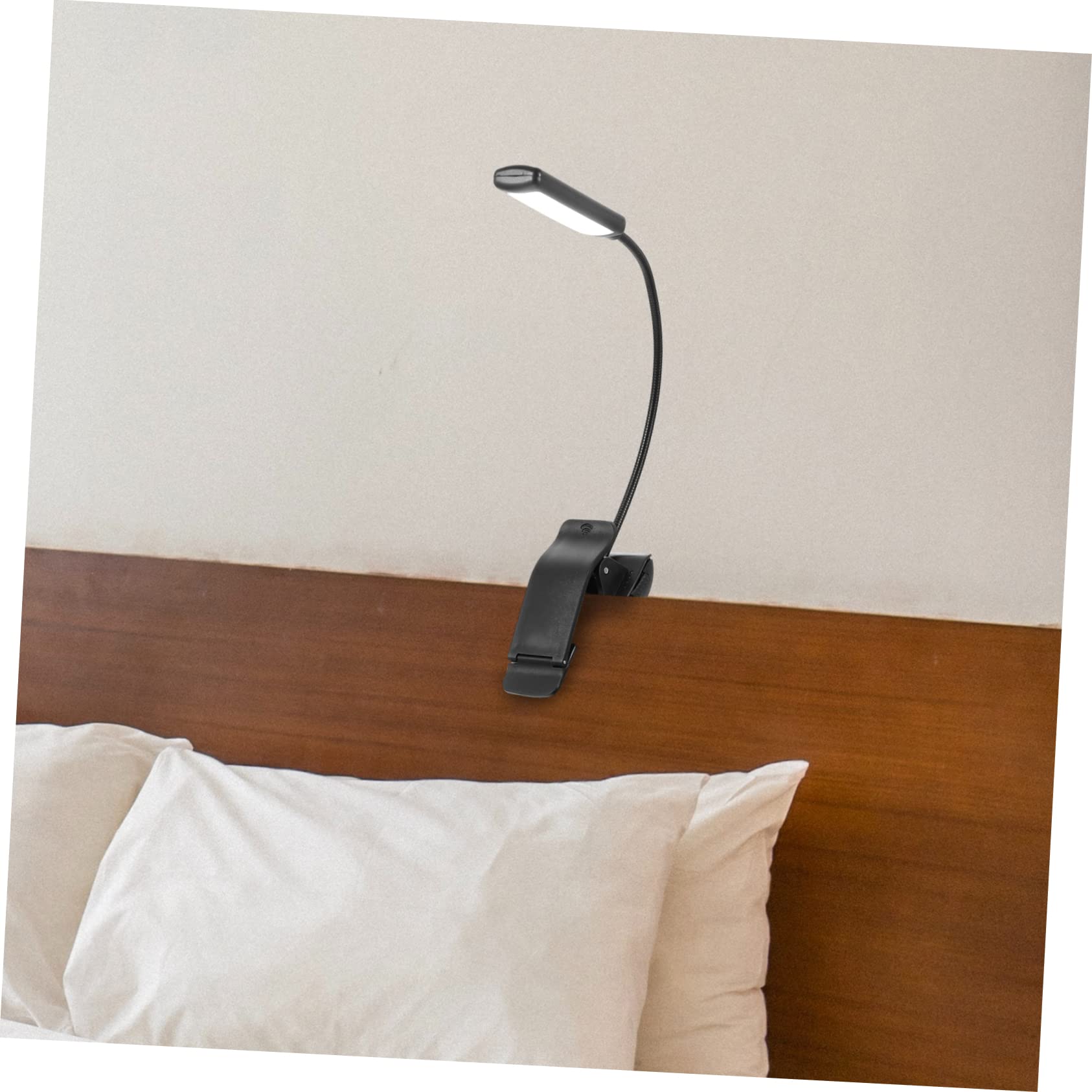 ARTIBETTER 1set Led Reading Book Light Brightness Color Temperature Rechargeable Clip Lamp for Music Scores Piano and Bedside Use Eye-Caring Design