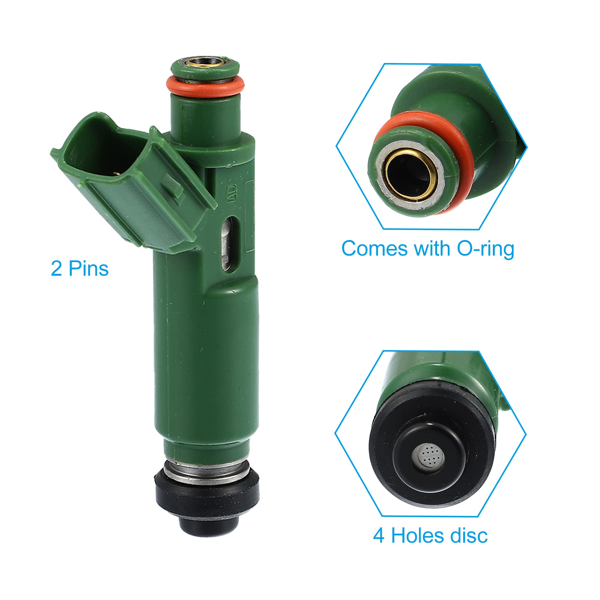 A ABSOPRO 4pz 2325022040 Auto Carburante Iniettore Ugello per per Toyota Celica 1.8L