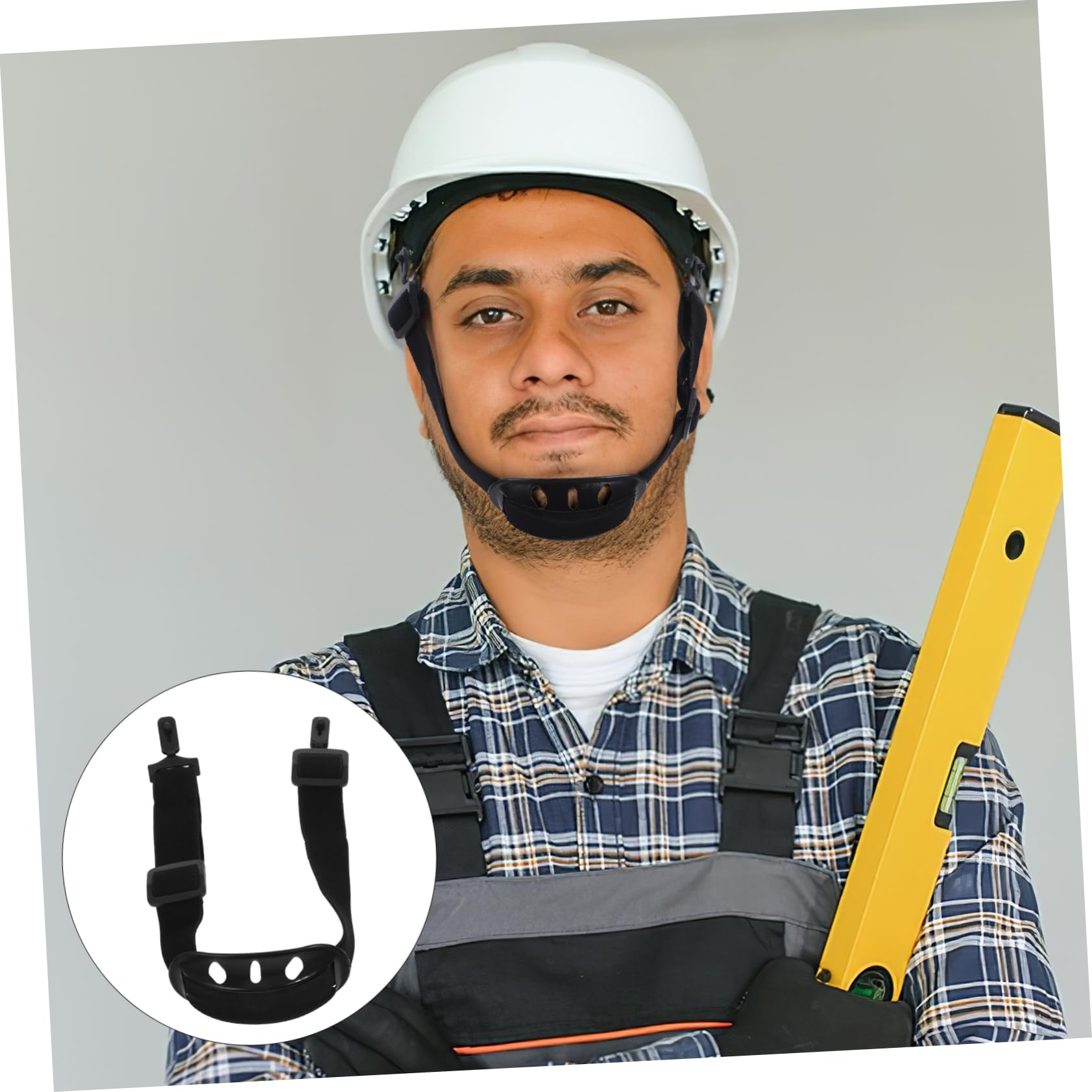 SHINEOFI Correa De Barbilla Casco De Seguridad Correa Y Elástica Compatible Protección Instalación Uso Profesional