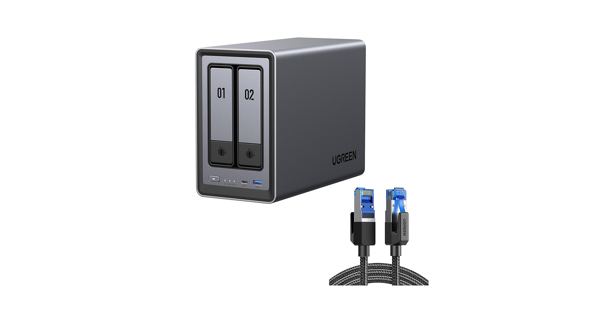 UGREEN NASync DXP2800 2ベイ Amazon.com: UGREEN NASync DXP2800 2-Bay Desktop NAS,Network