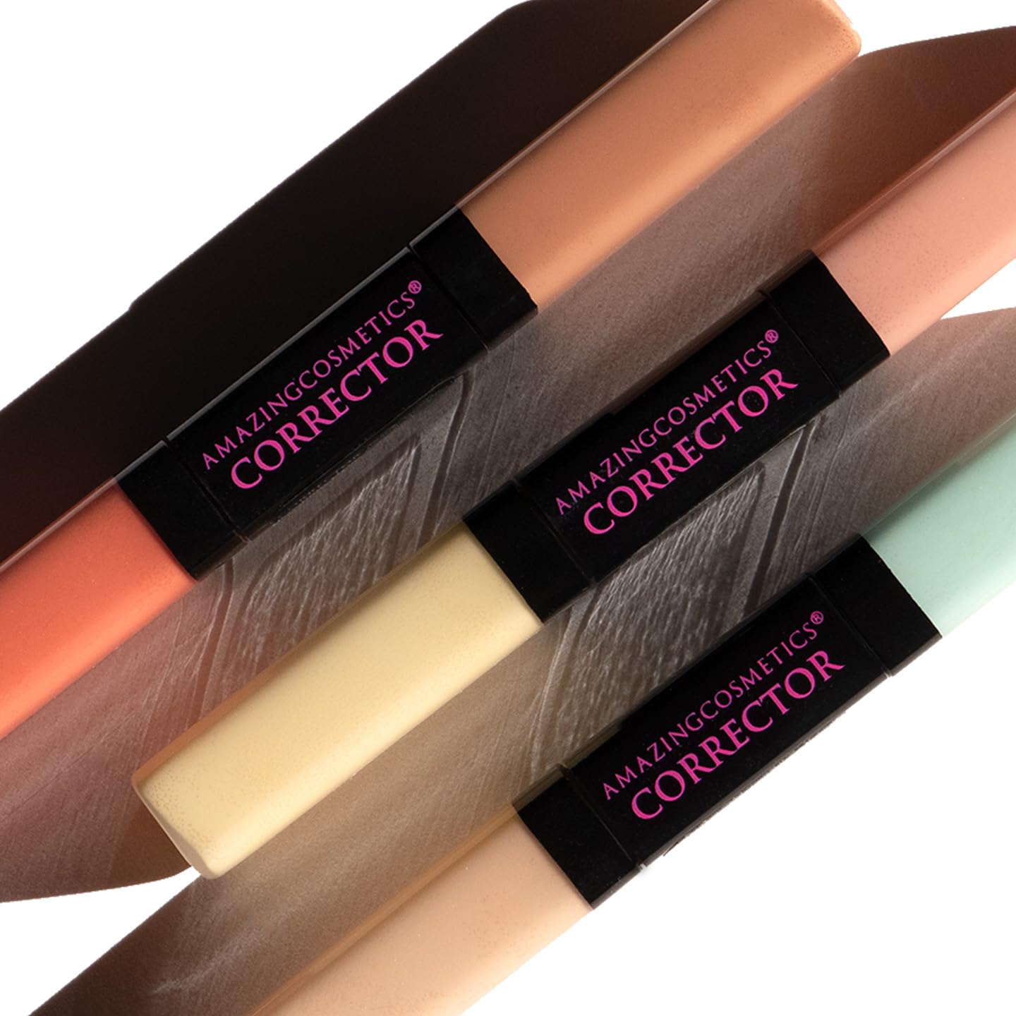AmazingCosmetics Dual Color Corrector Concealer Makeup - Full Coverage for Dark Circles, Redness, Discoloration & Hyperpigmentation - Image 5