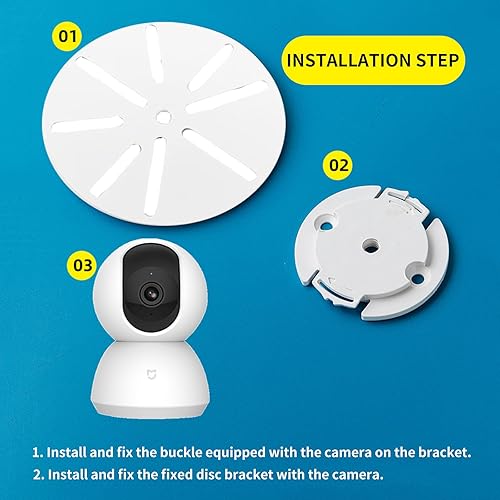 Miniatura 3 de Soporte de pared para cámara domo, soporte de leva, soporte de techo para cámara web IP, interior y exterior, monitor de bebé CCTV (montaje +