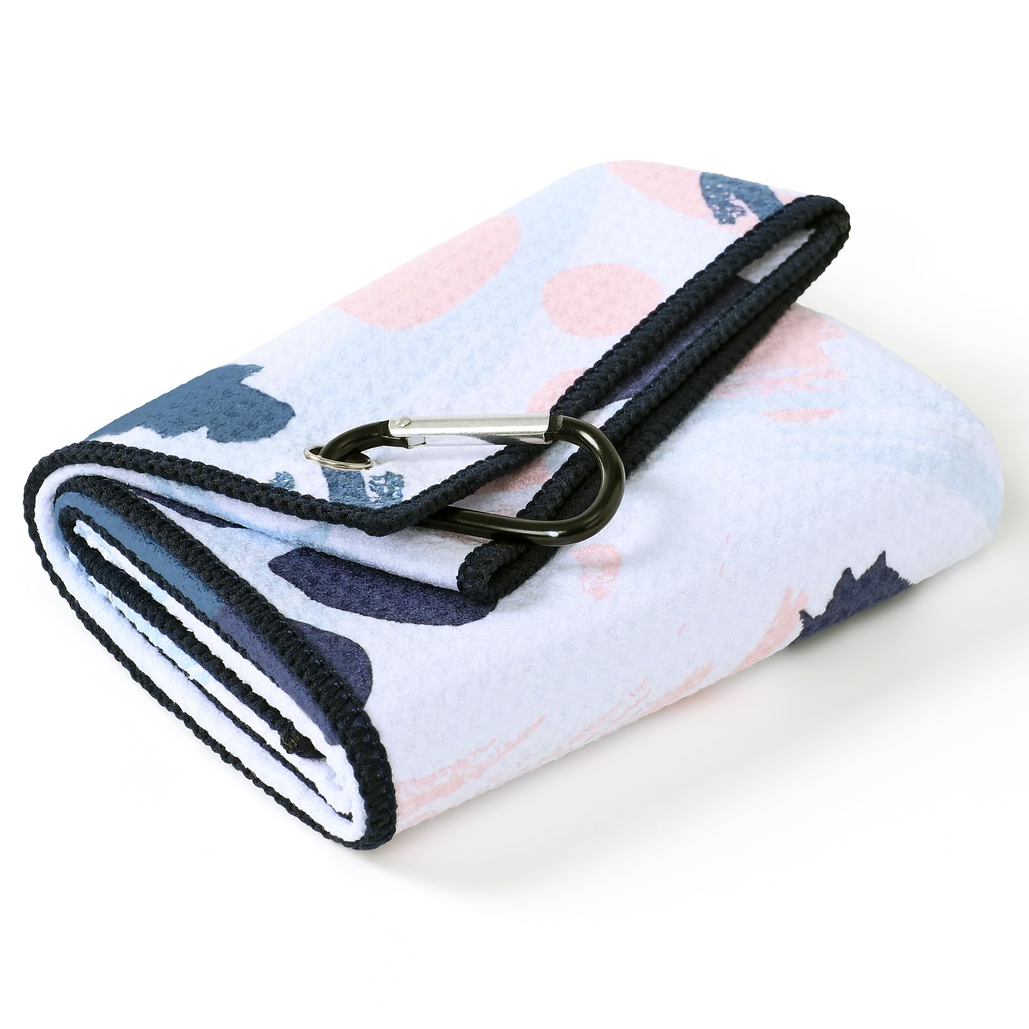 Mile High Life Golf Gym Towel(16"x24"),Fun Prints Microfiber Towels,Waffle Fabric Large Golf Towel,with Heavy Duty Clip, Golf Bag Accessories for Men