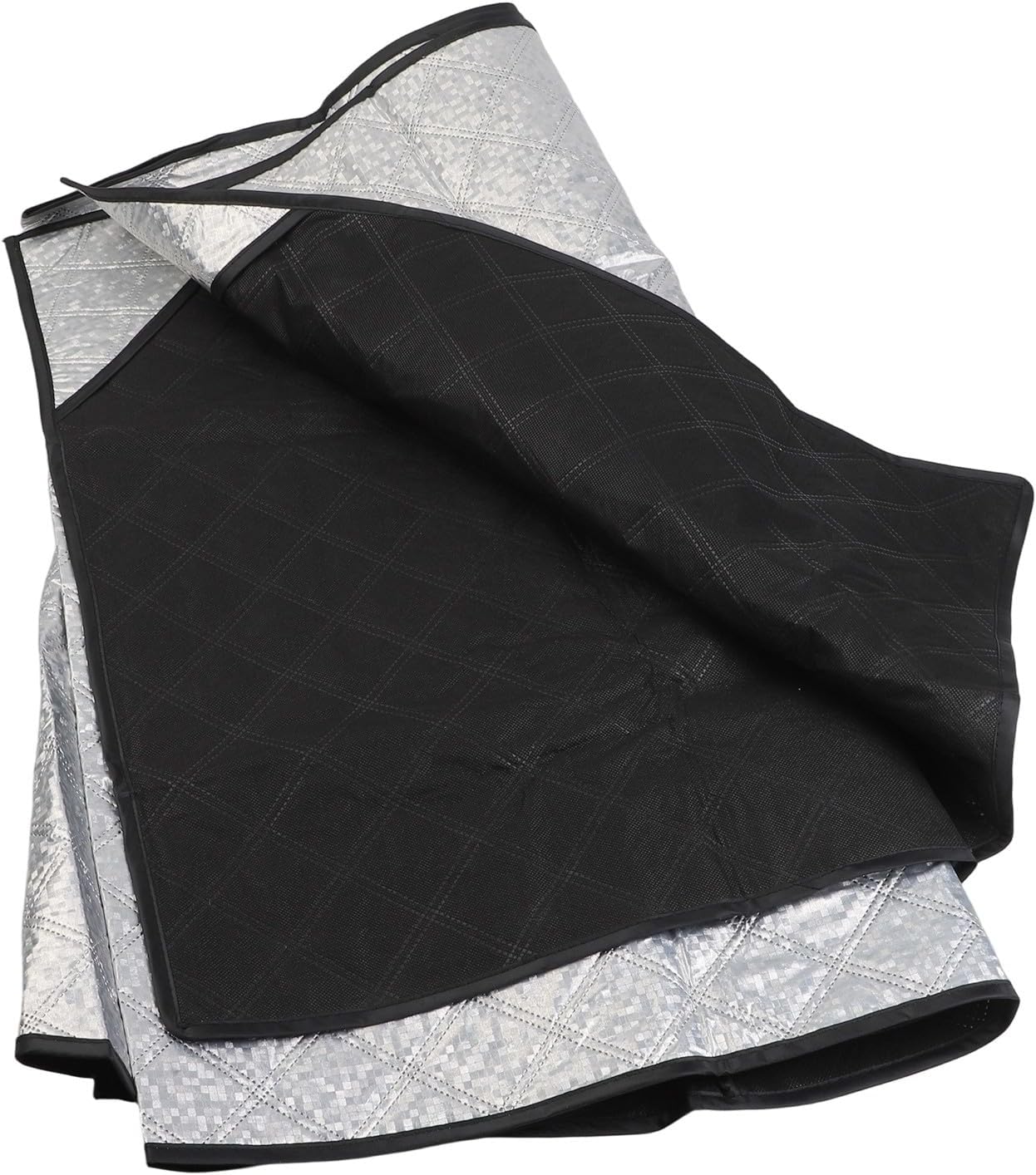 Portable Thermal RV Windshield Cover for Ford 1997-2020 Models, Silver, All-Season Protection