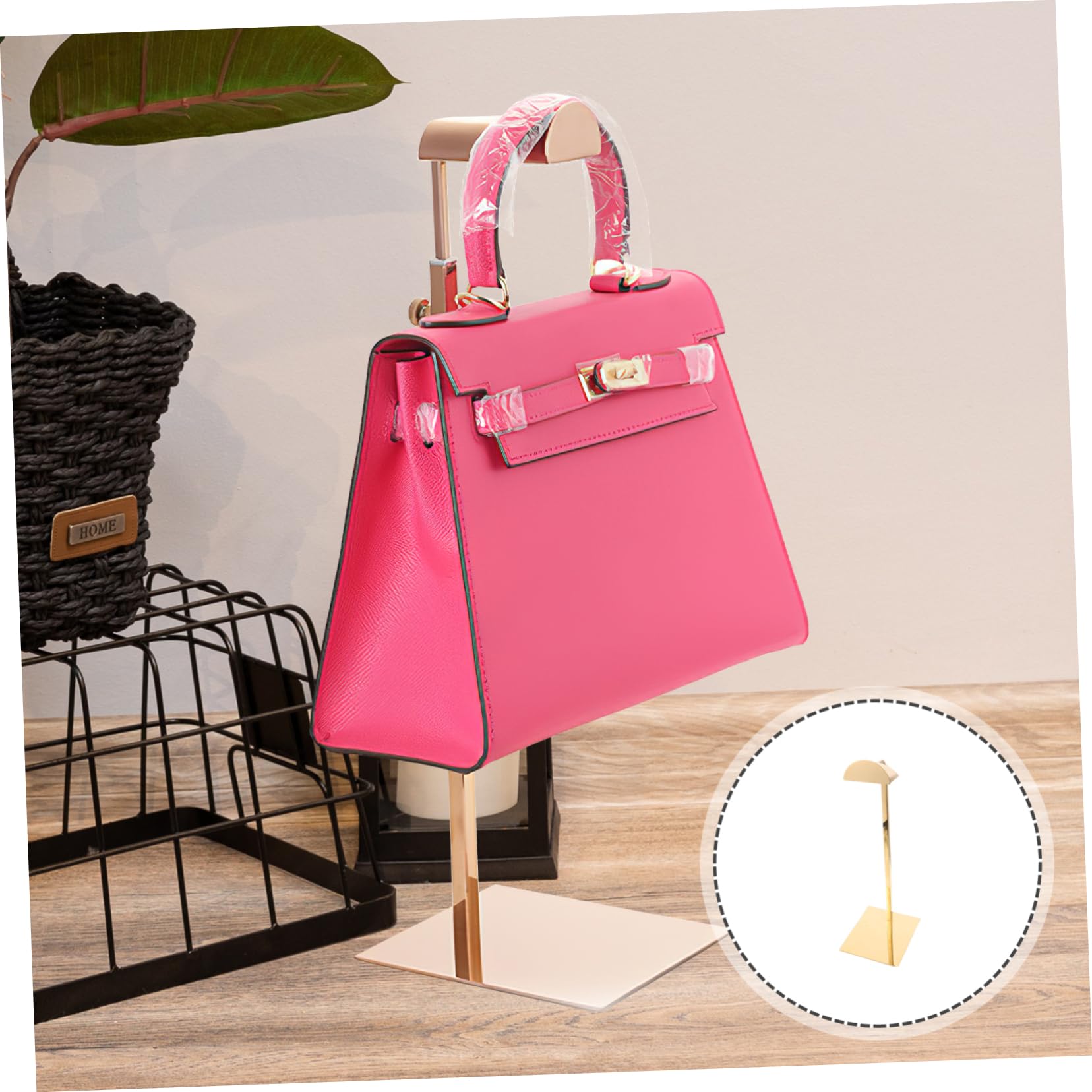 LABRIMP Gancio Per Appendere Borse Regolabile in Acciaio Resistente Per Armadio Organizer Per Uso Domestico e Negozi