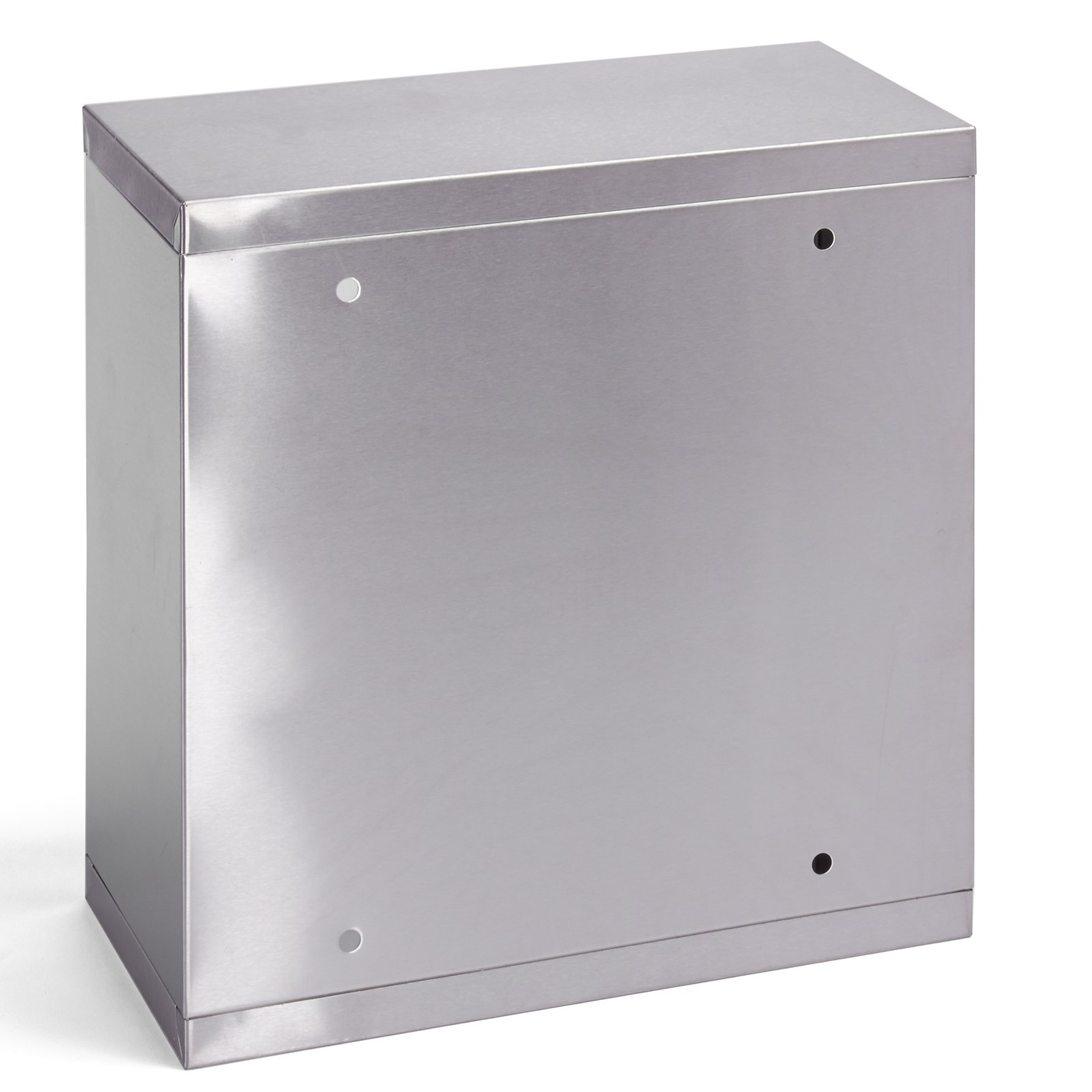 MSV Medizinschrank Arzneischrank Medikamentenschrank Hausapotheke aus Edelstahl,25 x 12 x 25 cm „Tip –on“ Automatik, Montagematerial und 2 Schlüssel inclusive