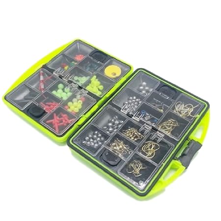 Amazon Le Lien Camarade 釣り 用 仕掛け 一式 ケース 付 オモリ ウキゴム サルカン 等 釣り具 セット Le Lien Camarade スイベル スナップ