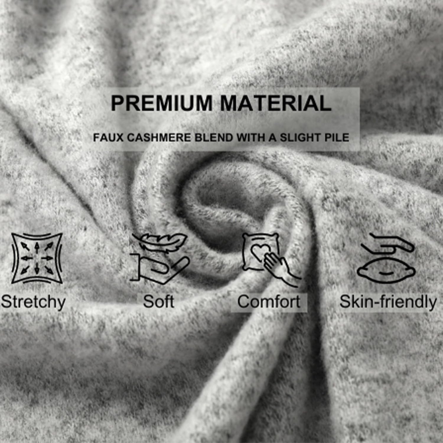 HEARTNICE Super Soft Womens Pajama Sets Comfy Matching Sets for Women Button Down Long Sleeve Loungewear Sleepwear 2 Piece - Image 3