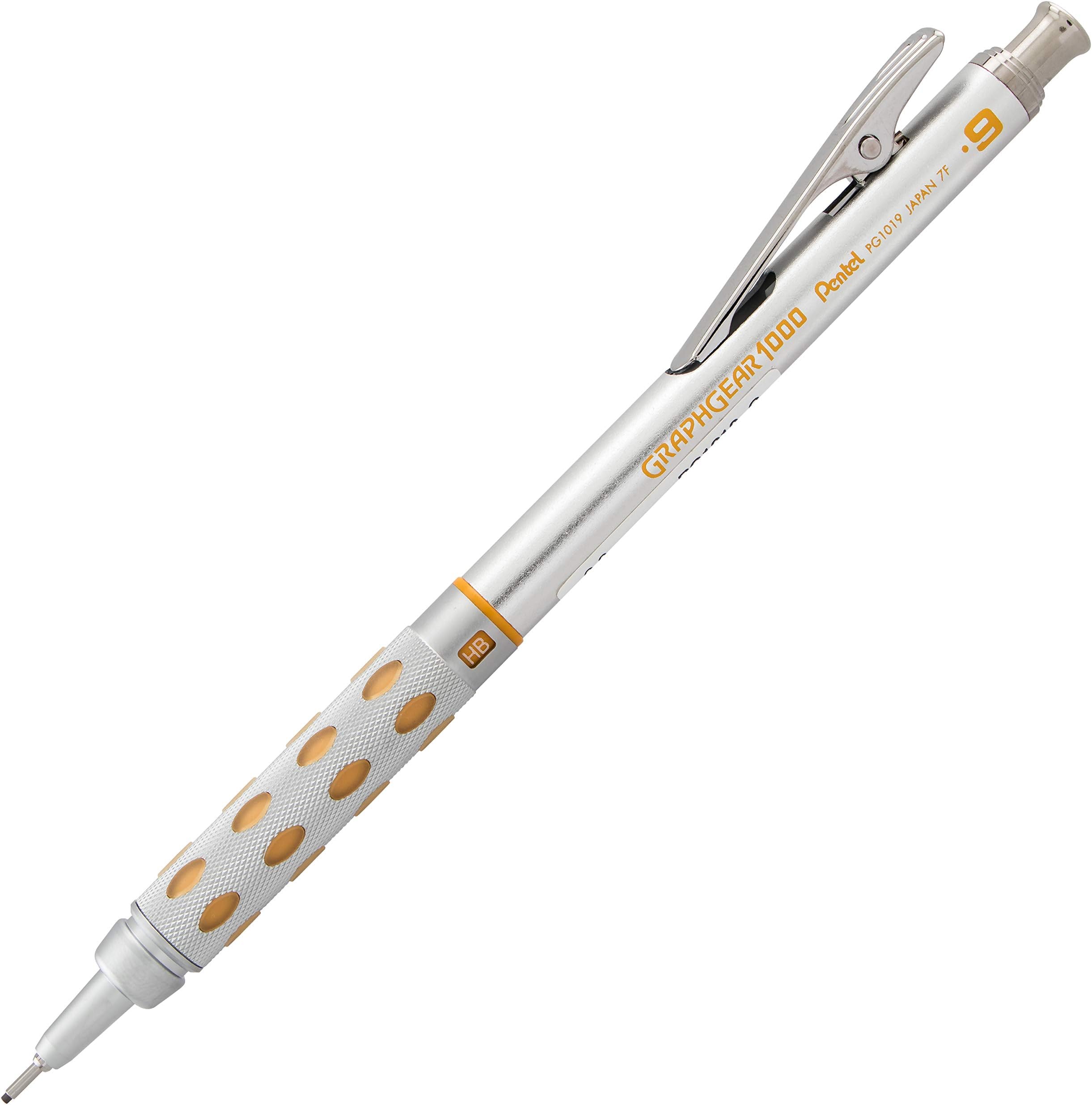 - Pentel Graph Gear 1000 Automatic Drafting Pencil - 0.9mm, Yellow Accents