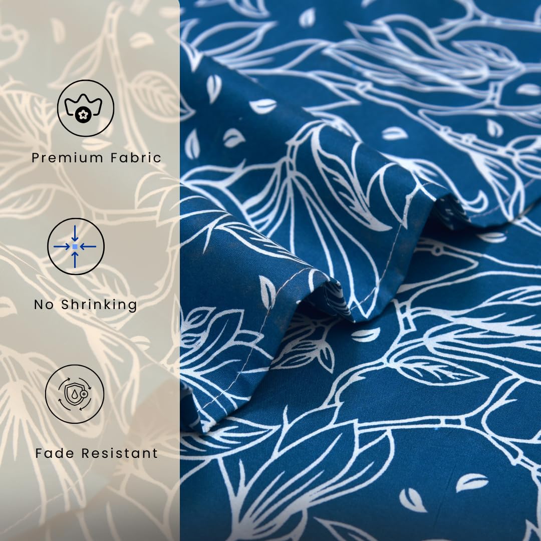 EverSoft Bedding 1PCS Floral Fitted Sheet Single Size Extra Deep 35cm Pocket Soft Breathable Printed Mattress Cover - Image 4
