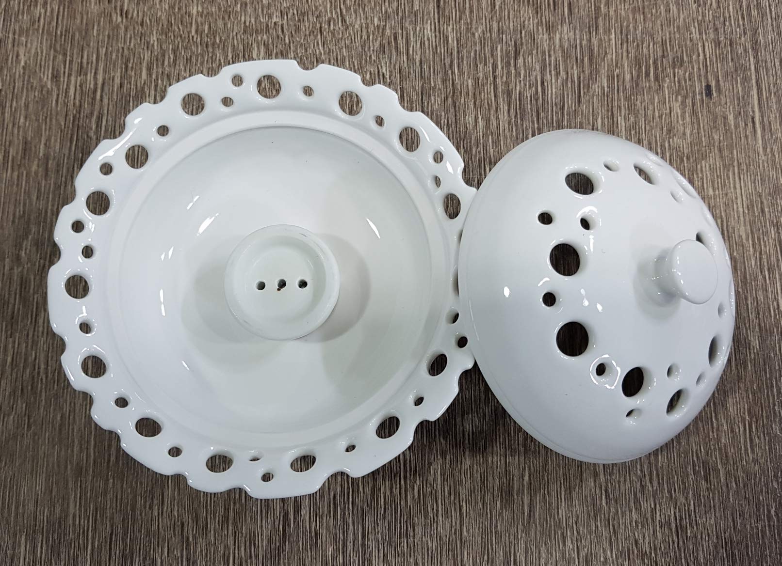 Amazon.co.jp: 【Antique Alive】ハンドメイド 陶器 ホワイト 香炉 お