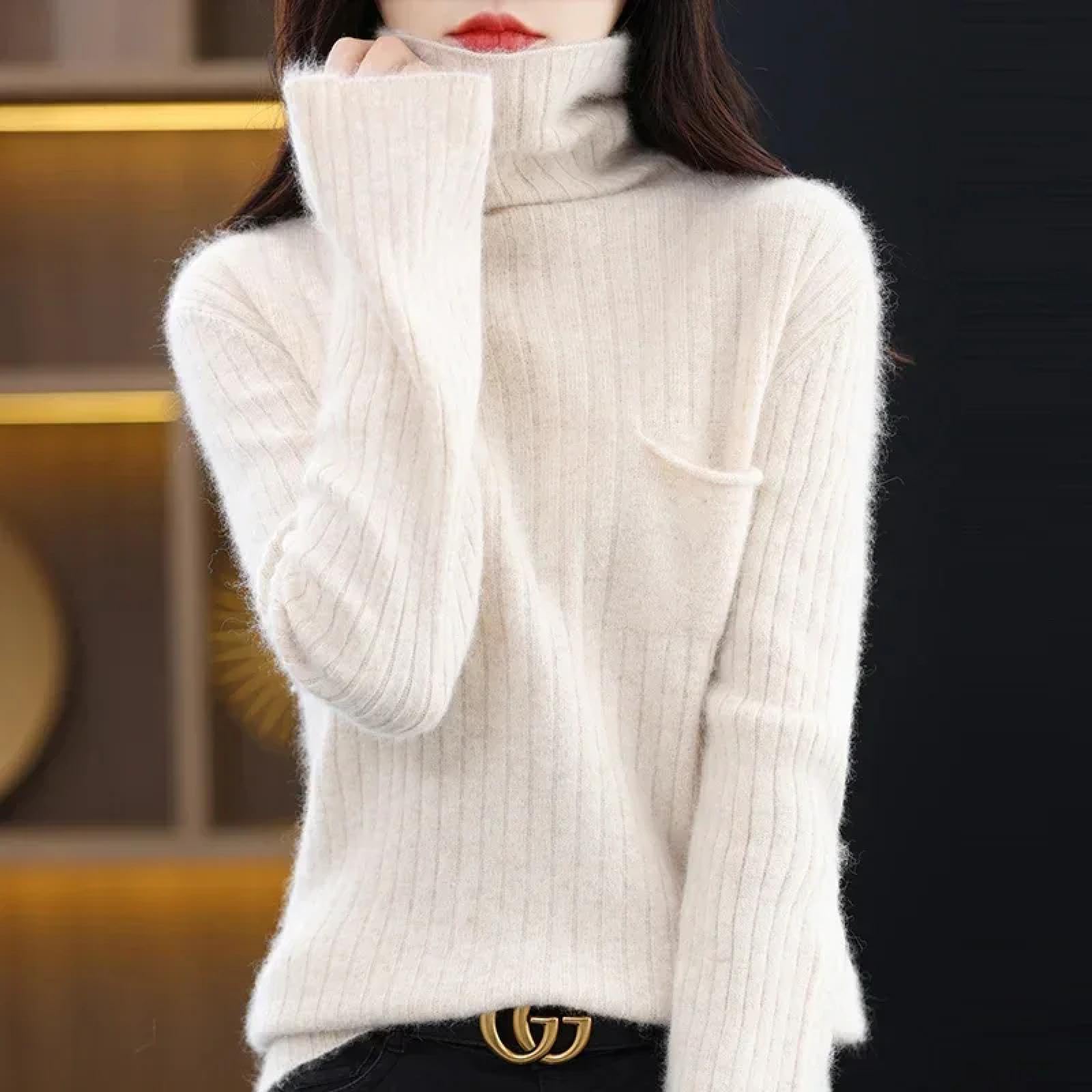 Maglione Felpe con Cappuccio Hoodies Pullover Sweatshirt Uomo Donna Maglione Donna XL Cammello